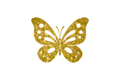 Glitter butterfly clipart ornament element graphic Product Image 1