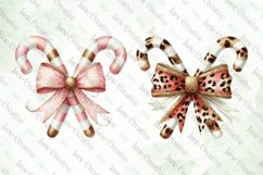 Glitter Christmas Bow Candy Cane Bundle Product Image 3