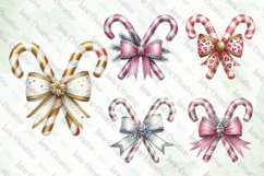 Glitter Christmas Bow Candy Cane Bundle Product Image 4