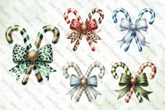 Glitter Christmas Bow Candy Cane Bundle Product Image 5