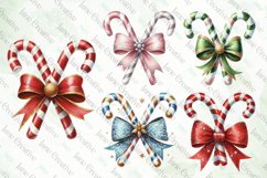 Glitter Christmas Bow Candy Cane Bundle Product Image 2