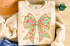 Christmas Coquette Bow PNG, Merry Christmas PNG, Holiday PNG Product Image 5