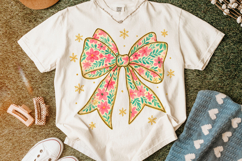 Christmas Coquette Bow PNG, Merry Christmas PNG, Holiday PNG Product Image 6