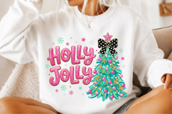 Glitter Coquette Christmas Tree Png Product Image 2