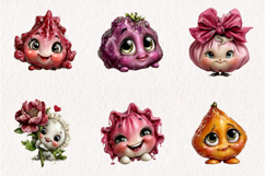 Glitter Dumpling Clipart PNG Bundle Product Image 2