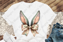 Glitter Easter Bow Coquette PNG Product Image 1