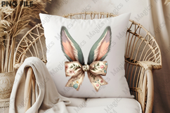 Glitter Easter Bow Coquette PNG Product Image 2