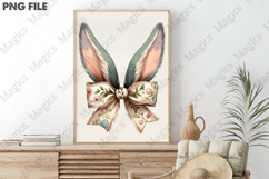 Glitter Easter Bow Coquette PNG Product Image 3