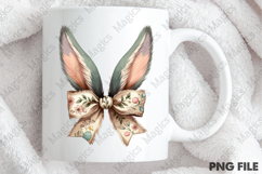 Glitter Easter Bow Coquette PNG Product Image 4