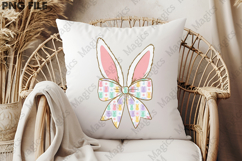 Glitter Easter Bunny Coquette PNG Product Image 2