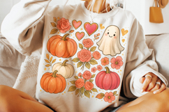 Halloween Ghost PNG, Fall PNG, Pumpkin PNG, Autumn PNG Product Image 2