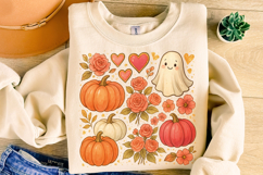 Halloween Ghost PNG, Fall PNG, Pumpkin PNG, Autumn PNG Product Image 4