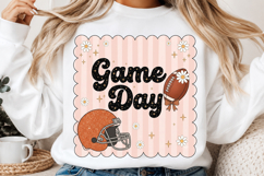 Glitter Football Game Day PNG Product Image 2