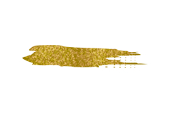 Glitter gold brush stroke style element design Product Image 1