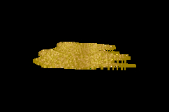 Glitter gold brush stroke style element design Product Image 2