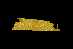 Glitter gold brush stroke style element graphic Product Image 2