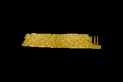 Glitter gold brush stroke style element graphic Product Image 2