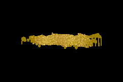 Glitter gold brush stroke style element isolated Product Image 2