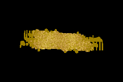 Glitter gold brush stroke style element isolated Product Image 2