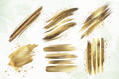 Glitter Gold Effect Clipart Sublimation Product Image 6