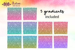 Glitter Gradient Tumbler Sublimation Wrap Design for 20 Oz