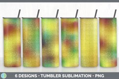Bundle of six Glitter Green sublimation tumbler designs
