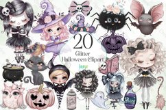 Glitter Halloween Sublimation Clipart Product Image 1