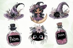 Glitter Halloween Sublimation Clipart Product Image 4