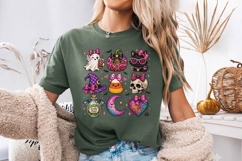 Glitter Halloween Girly Clipart Bundle PNG Product Image 3