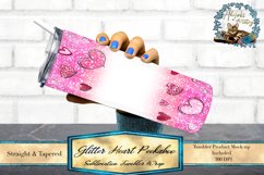 This is a pink and white Ombre glitter heart peekaboo design for 20oz sublimation tumblers. It can also be resized. Featuring pink glitter and peekaboo hearts.