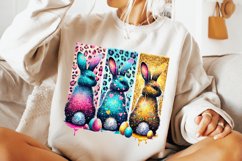 Glitter Leopard Easter Peeps PNG, Easter Bunny PNG, Peeps Product Image 3