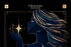 Illustrator Glitter Texture Brushes Product Image 1