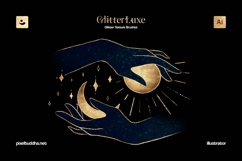 Illustrator Glitter Texture Brushes Product Image 4