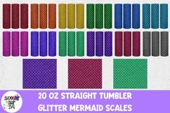 20 OZ Glitter Mermaid Sublimation Tumbler Wrap MEGA Bundle Product Image 2