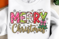 Glitter Merry Christmas Png Product Image 1