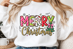 Glitter Merry Christmas Png Product Image 2