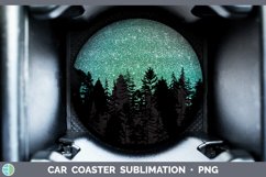 GorgeousGlitter Car Coaster design.
