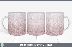 GorgeousGlitter Ombre Mug Wrap design.
