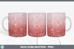 GorgeousGlitter Ombre Mug Wrap design.