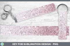 GorgeousGlitter Ombre Key Fob design.