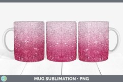 GorgeousGlitter Ombre Mug Wrap design.