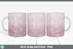 GorgeousGlitter Ombre Mug Wrap design.