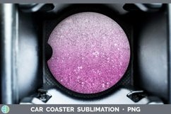 GorgeousGlitter Ombre Car Coaster design.