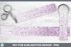 GorgeousGlitter Ombre Key Fob design.