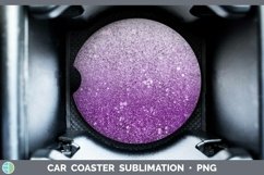 GorgeousGlitter Ombre Car Coaster design.