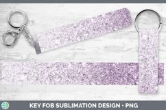 GorgeousGlitter Ombre Key Fob design.