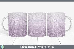 GorgeousGlitter Ombre Mug Wrap design.