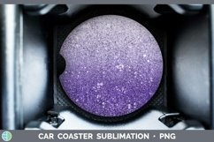 GorgeousGlitter Ombre Car Coaster design.