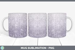 GorgeousGlitter Ombre Mug Wrap design.