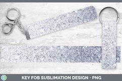 GorgeousGlitter Ombre Key Fob design.